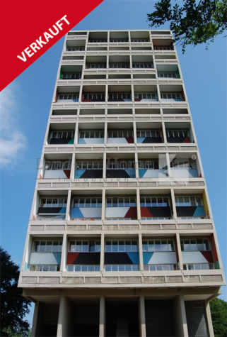 Corbusierhaus 3-Zimmer Maisonette in oberster Etage mit Traumausblick, 14055 Berlin, Etagenwohnung