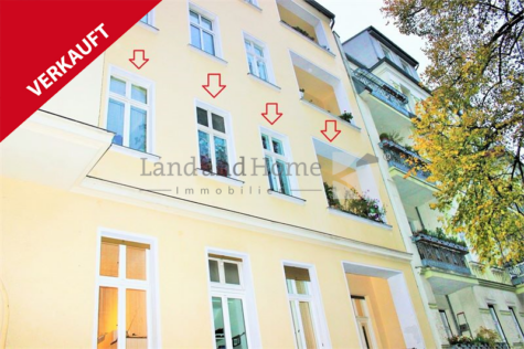 Bln.-Pankow, 2-Zimmer Altbauwohnung mit Balkon in angenehmer Wohnlage, 13189 Berlin, Etagenwohnung